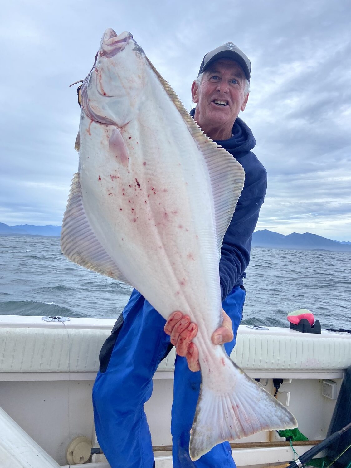 Mark Borucke took a break from the local fluke grounds to sample some of the fluke-ish fishing in Alaska last month and was rewarded with a limit of halibut.