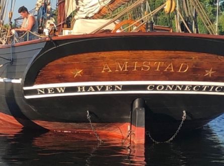Amistad at the Town Dock, Star Island