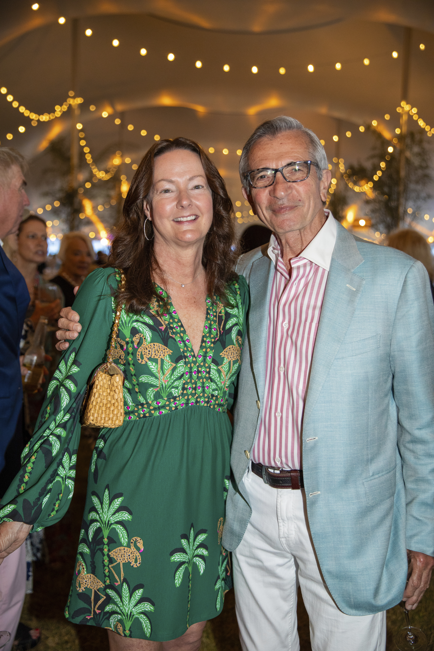 Cathy and Enzo Morabito at the East End Hospice Seaside Soiree Summer Gala on June 29 in Quogue.   BARBARA LASSEN