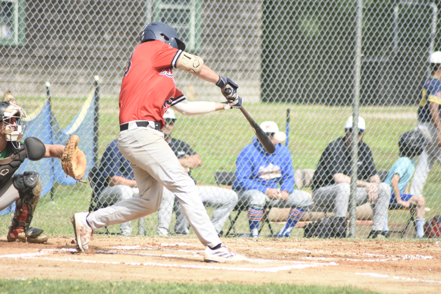 Westhampton Aviator Braydon Wooldridge (Cal-Davis) drove in a run in his first at bat on Saturday.   DREW BUDD