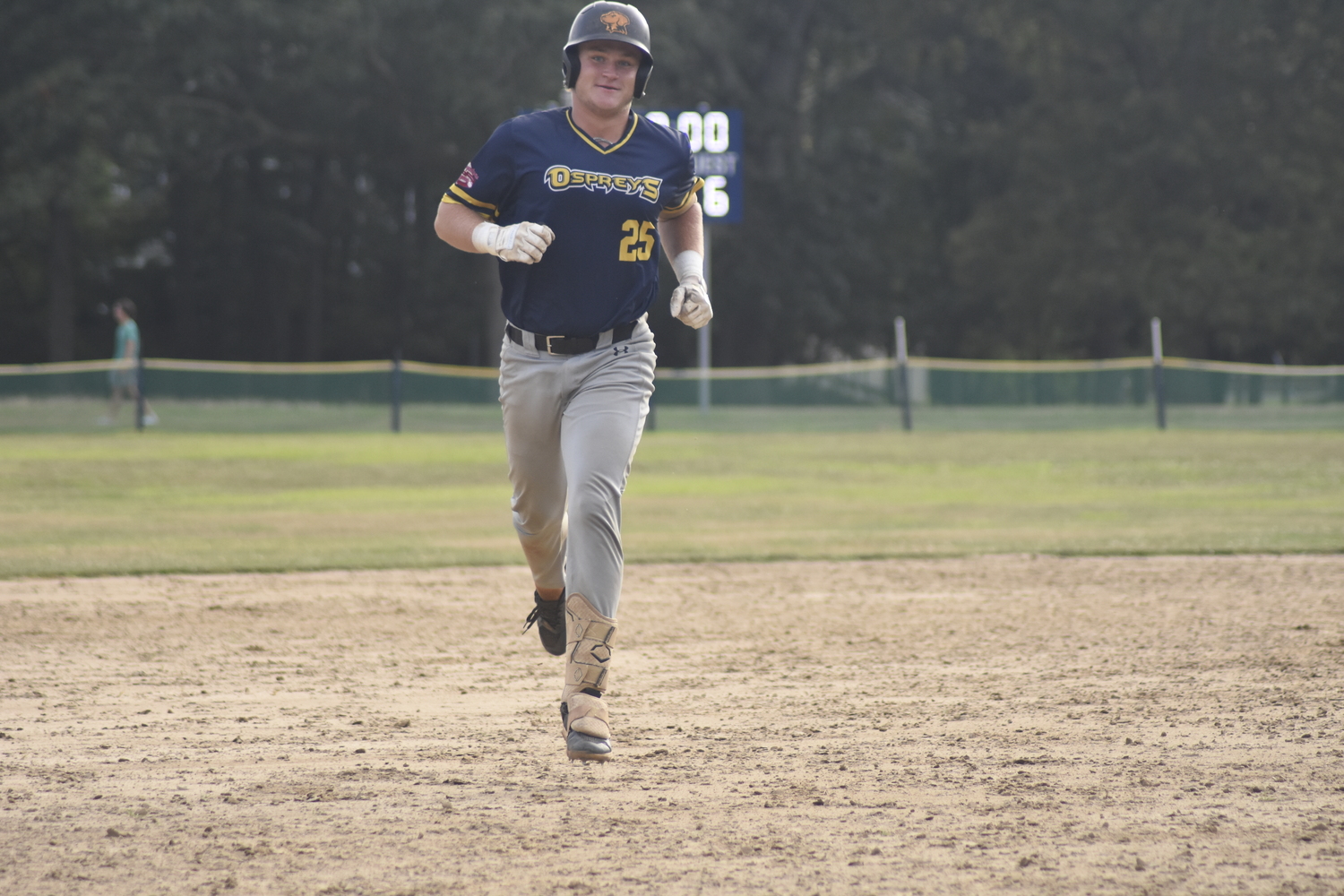 Nick Pratt (Maryland-Baltimore) hit a game-winning three-run home run in the bottom of the ninth to give the Blue Team All-Stars a 9-6 victory at Mashashimuet Park on Saturday.   DREW BUDD