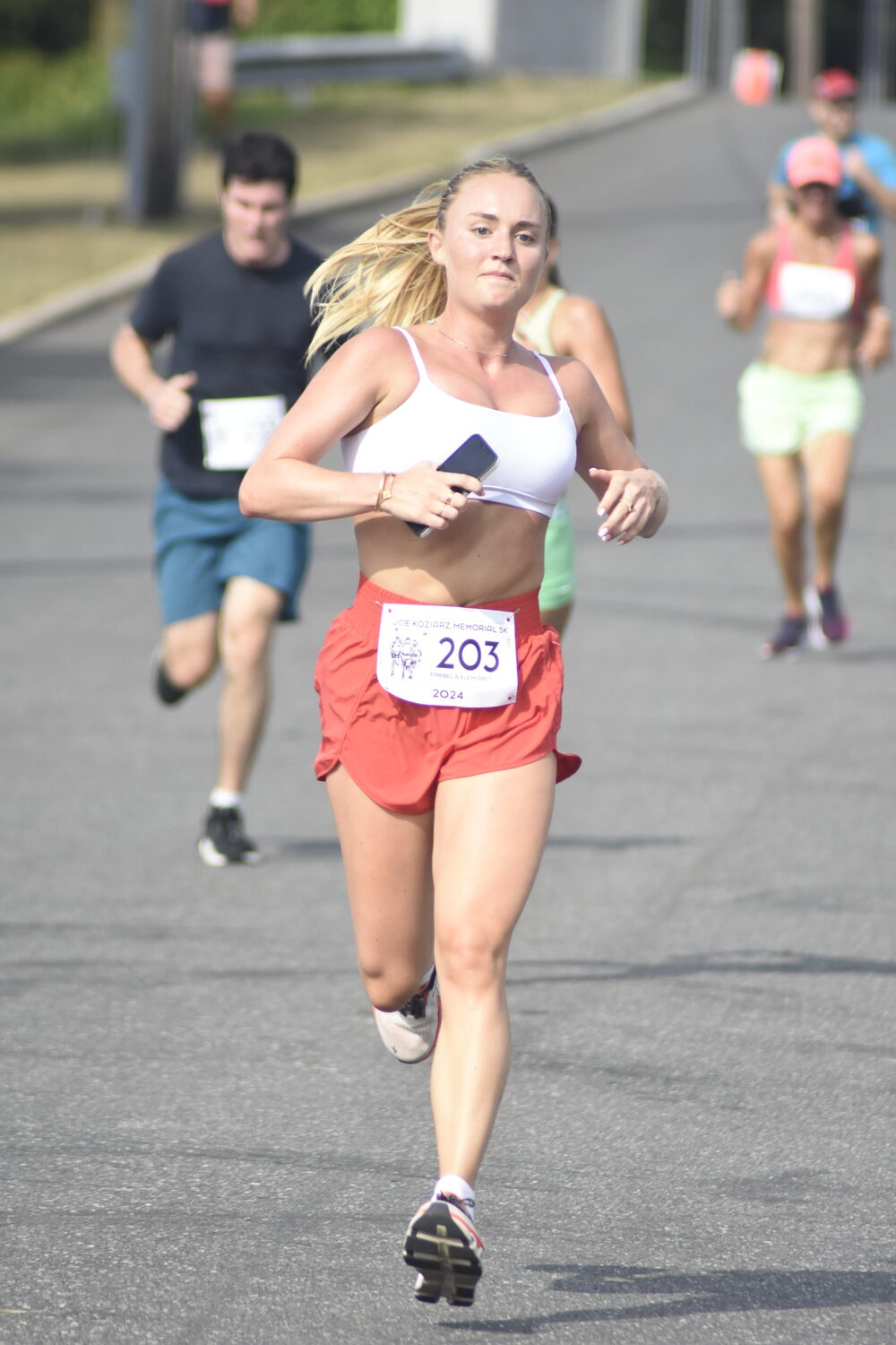 Megan Coll of Westhampton finished third among women.  DREW BUDD