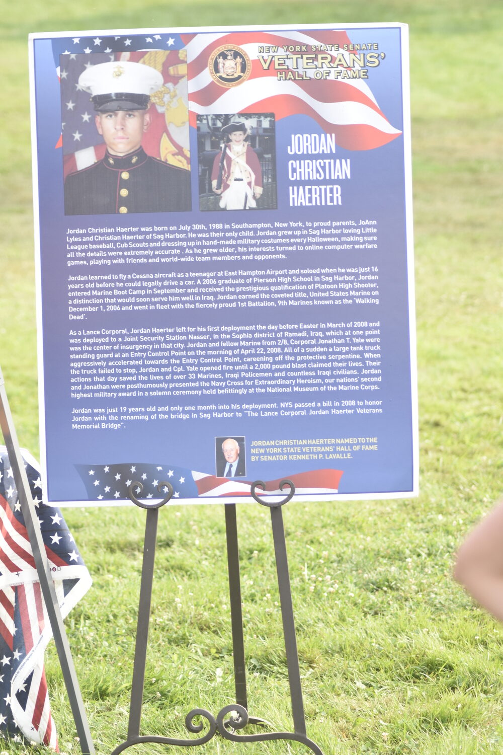 Jordan's Run is in memory of Lance Cpl. Jordan Haerter of Sag Harbor, who was killed during an attack in Iraq.   DREW BUDD