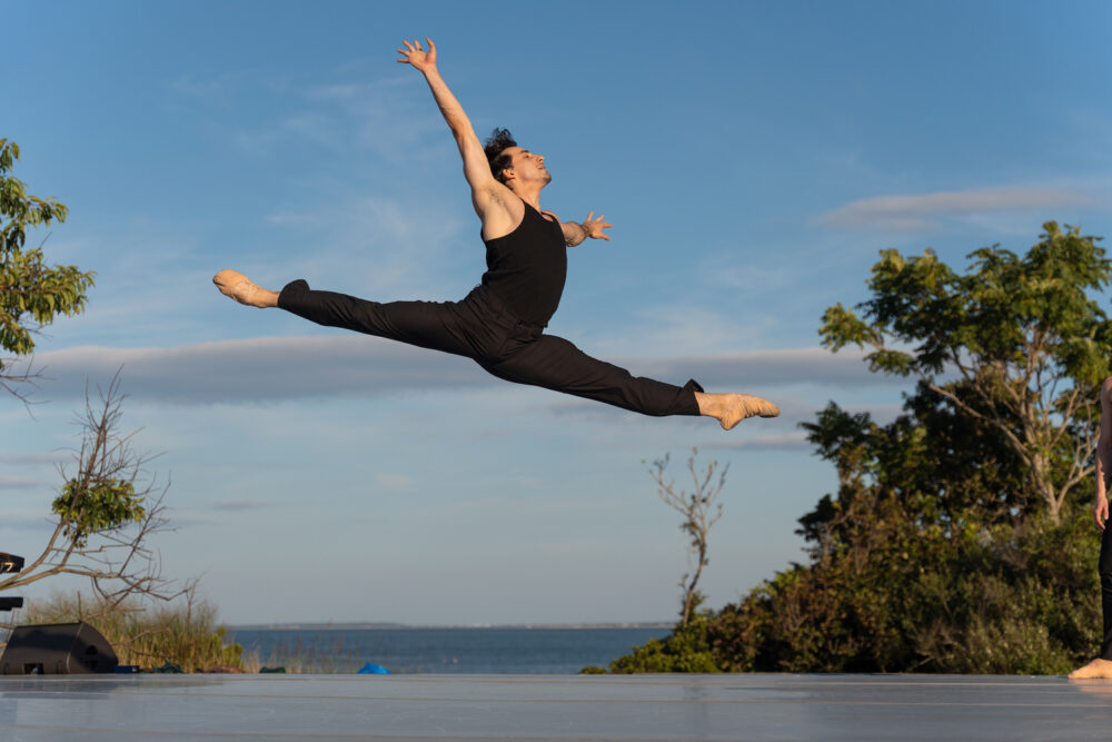 Carlos Gonzalez performing at opening night of Hamptons Dance Project in East Hampton in 2023. QUINN WHARTON