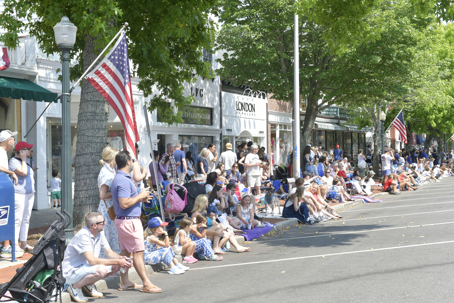 The July 4 parade in Southampton.