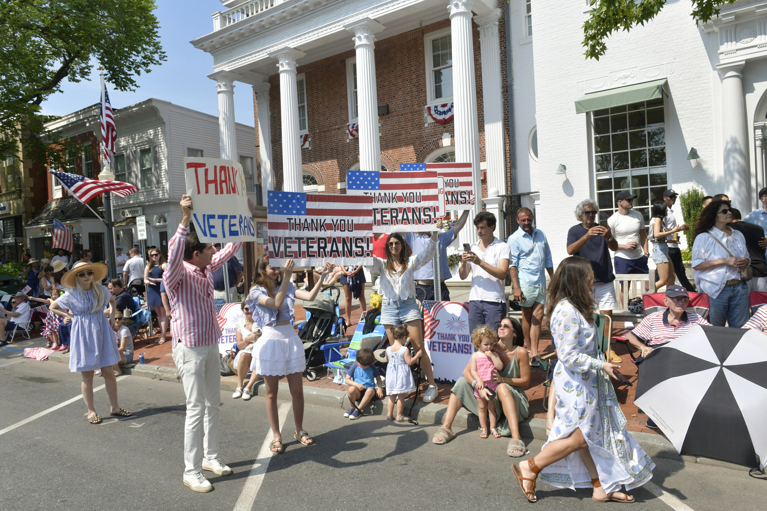 The July 4 parade in Southampton.