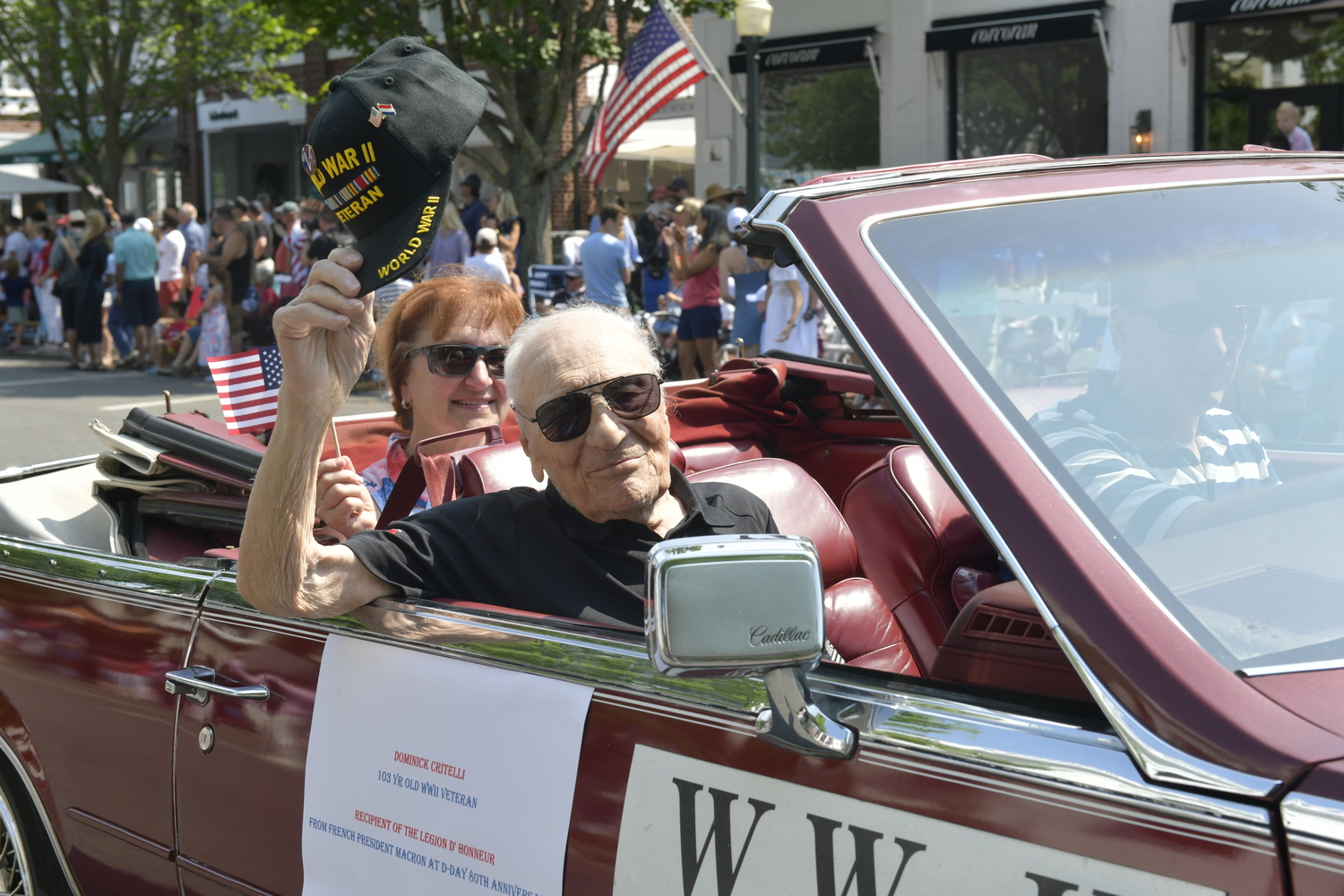 World War II Veteran Dominick Critelli, 103-year-old.