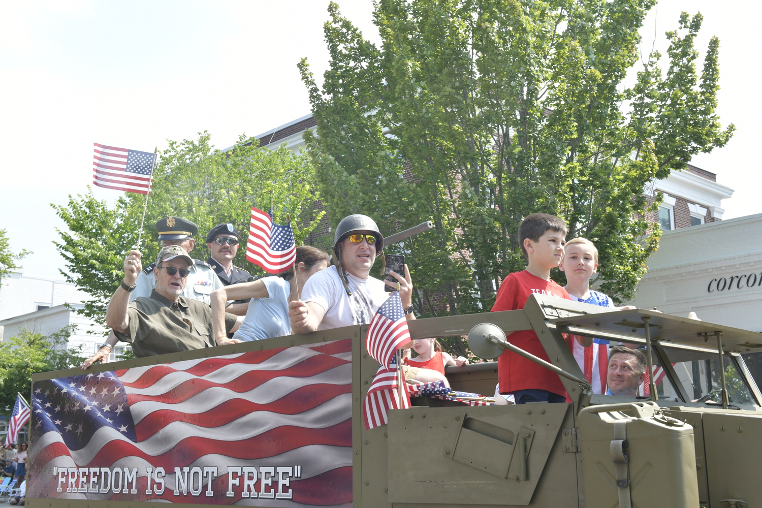 The July 4 parade in Southampton.