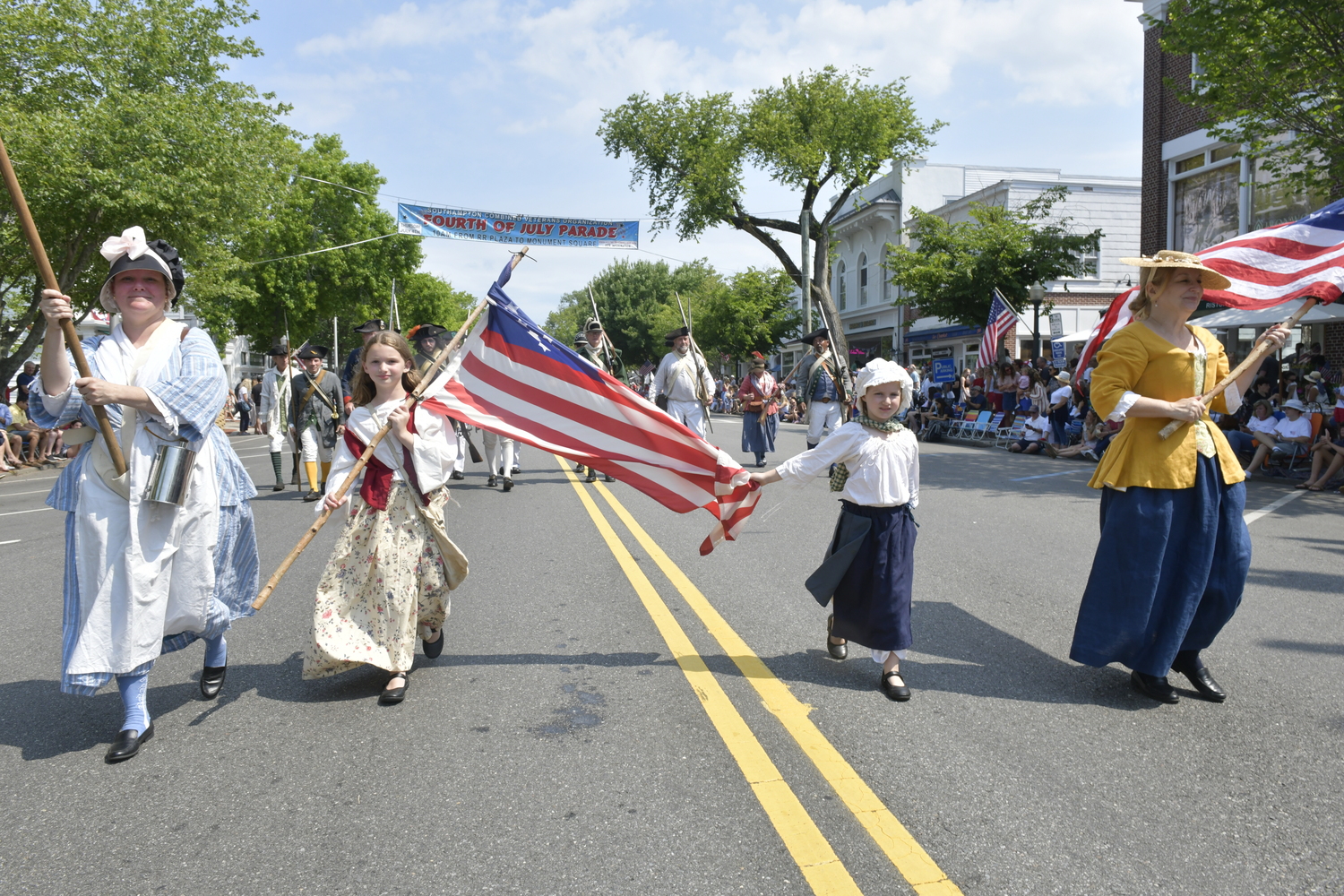 The July 4 parade in Southampton.