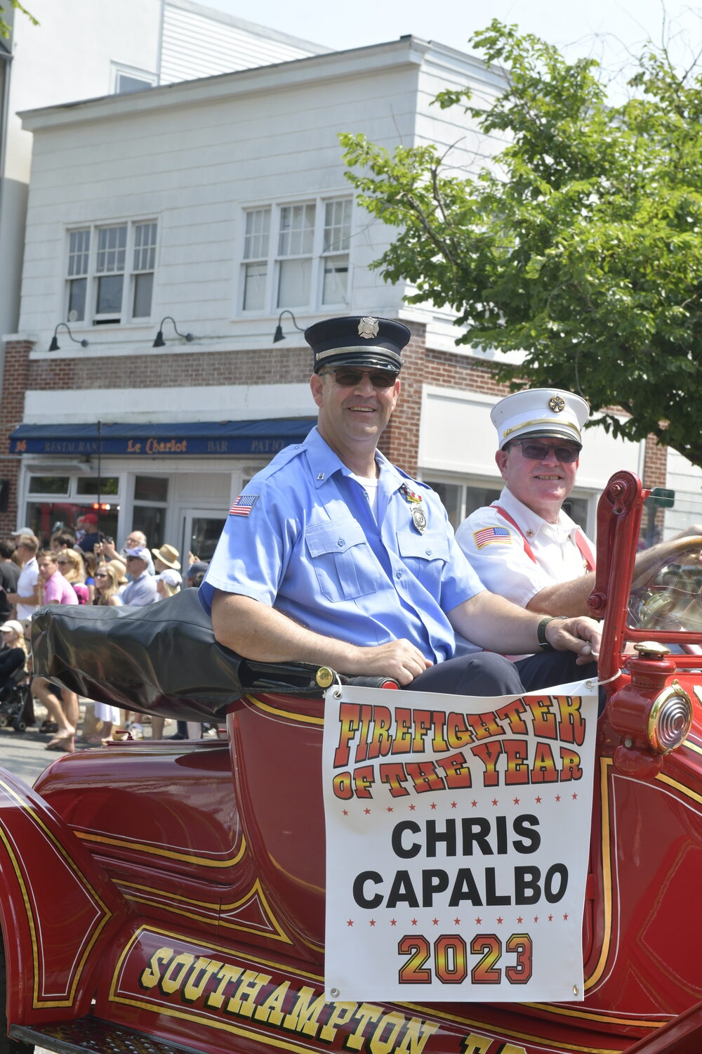 Southampton Firefighter of the Year, Chris Capalbo.