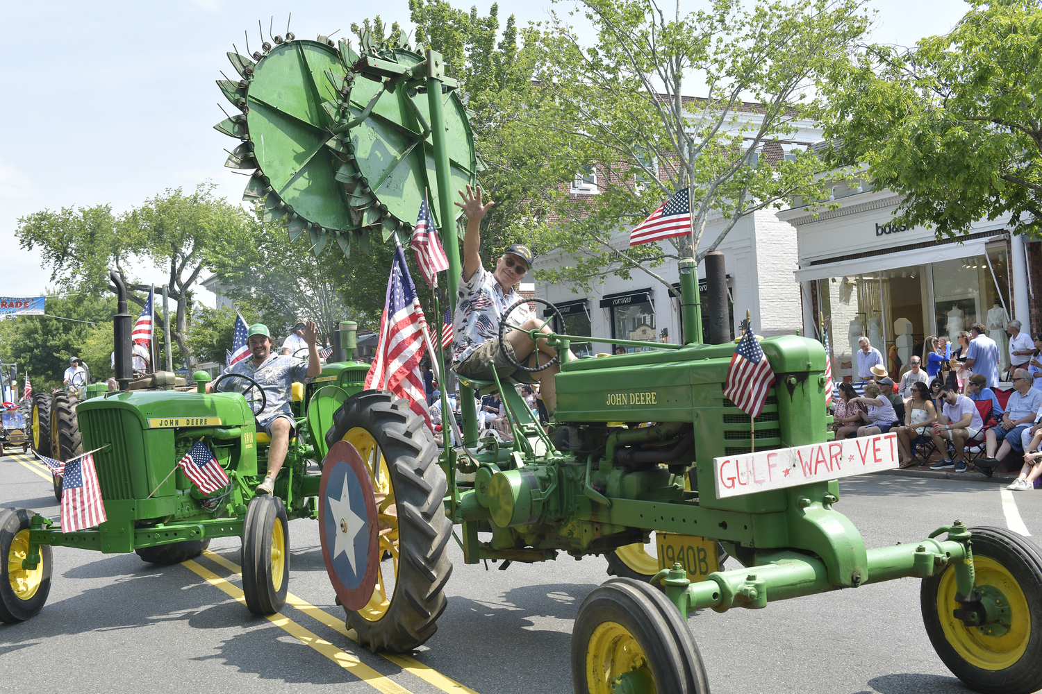 The July 4 parade in Southampton.