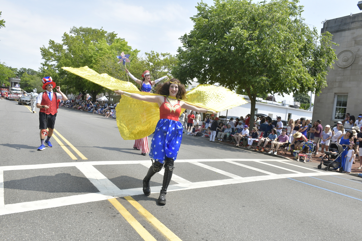 The July 4 parade in Southampton.