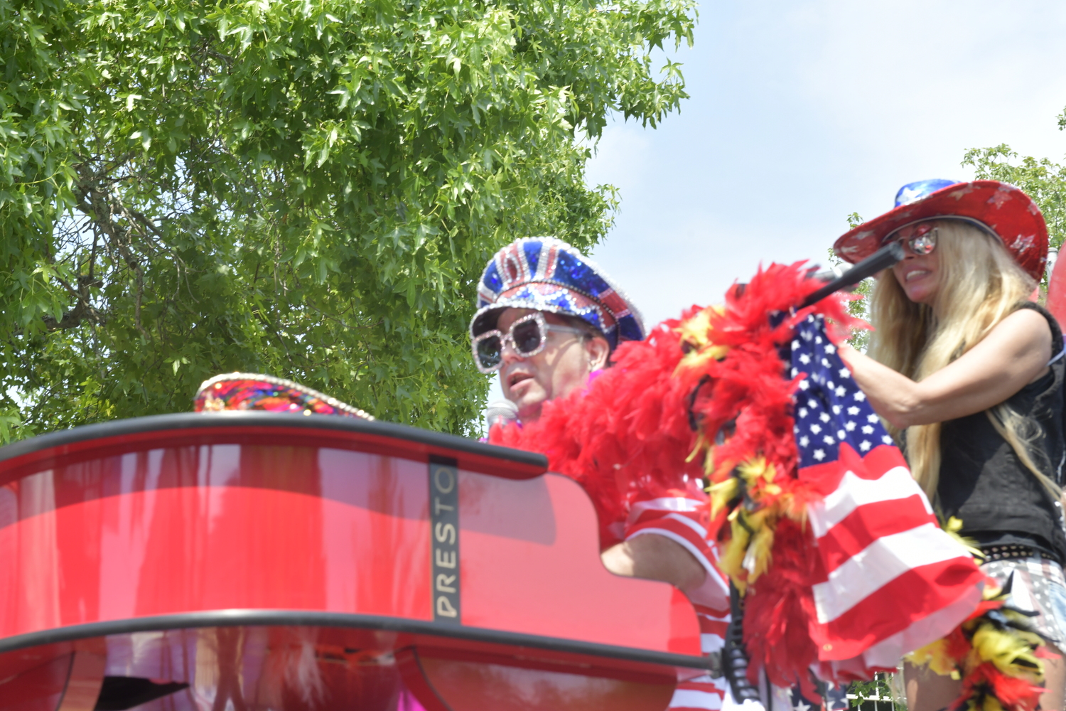 The July 4 parade in Southampton.