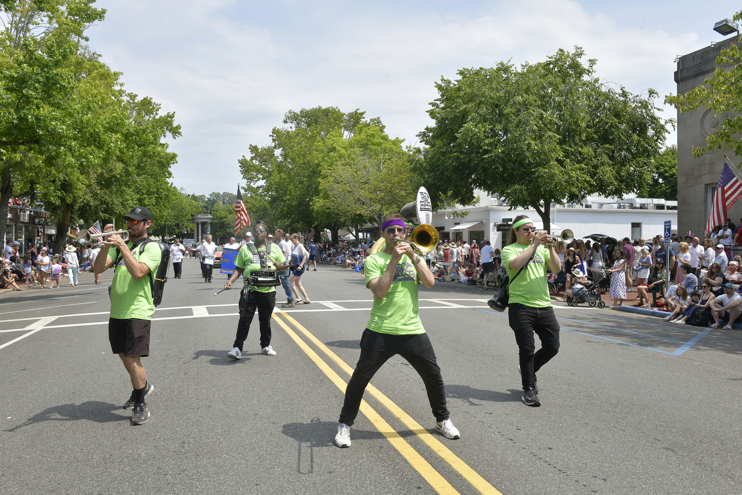 The July 4 parade in Southampton.