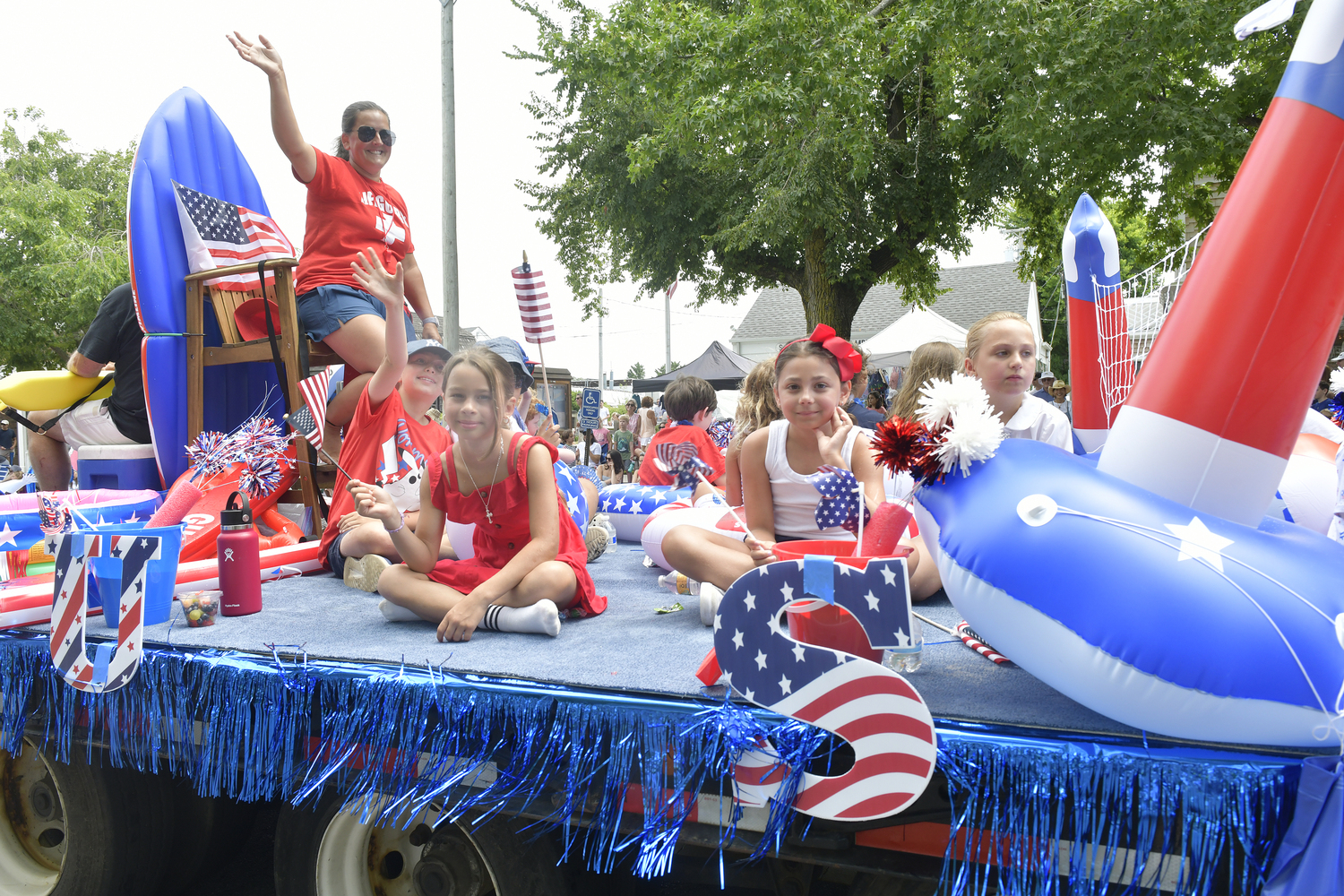 The July 4 parade in Southampton.