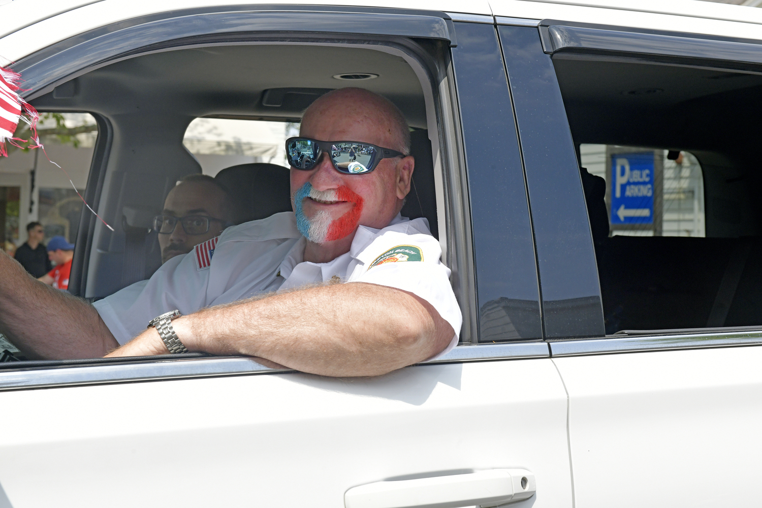 The July 4 parade in Southampton.