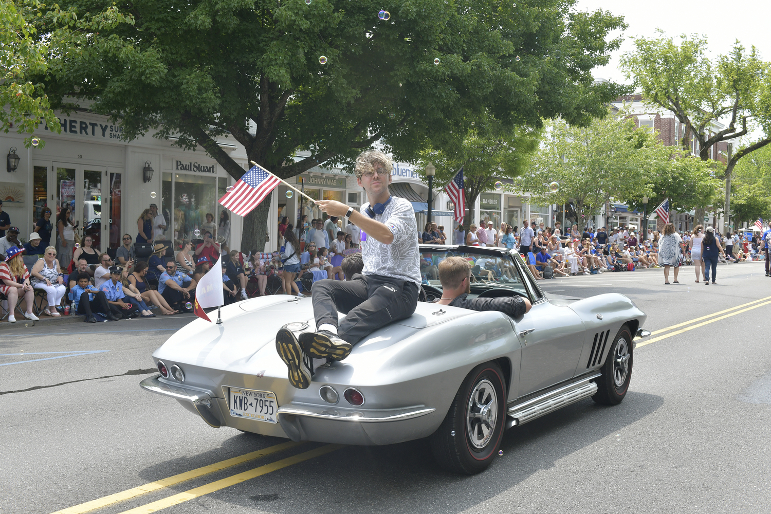 The July 4 parade in Southampton.