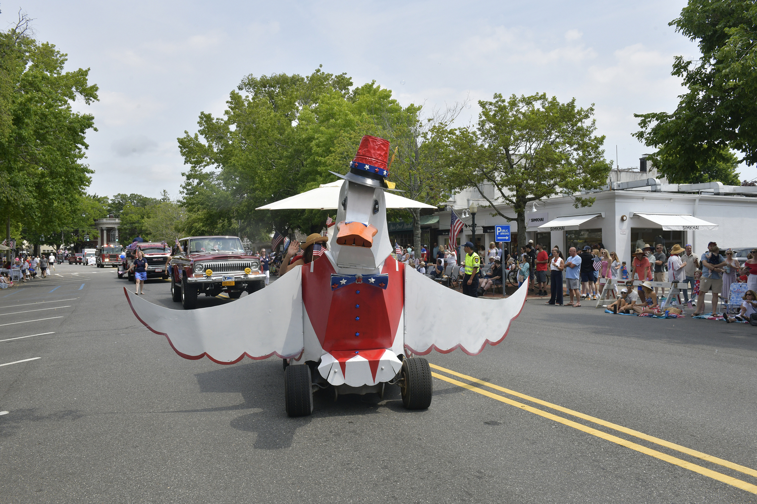 The July 4 parade in Southampton.