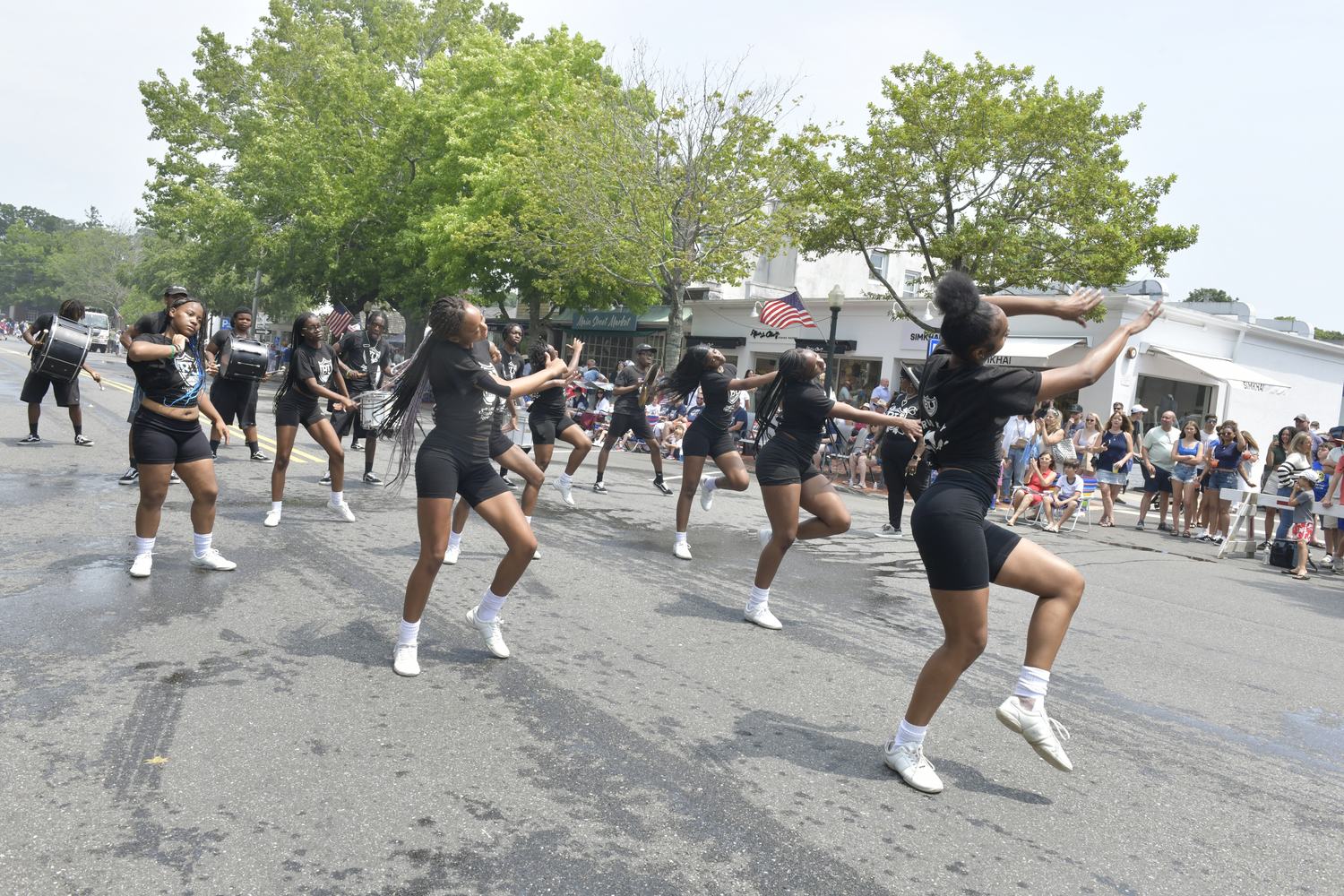 Members of Brooklyn United at he July 4 parade in Southampton.