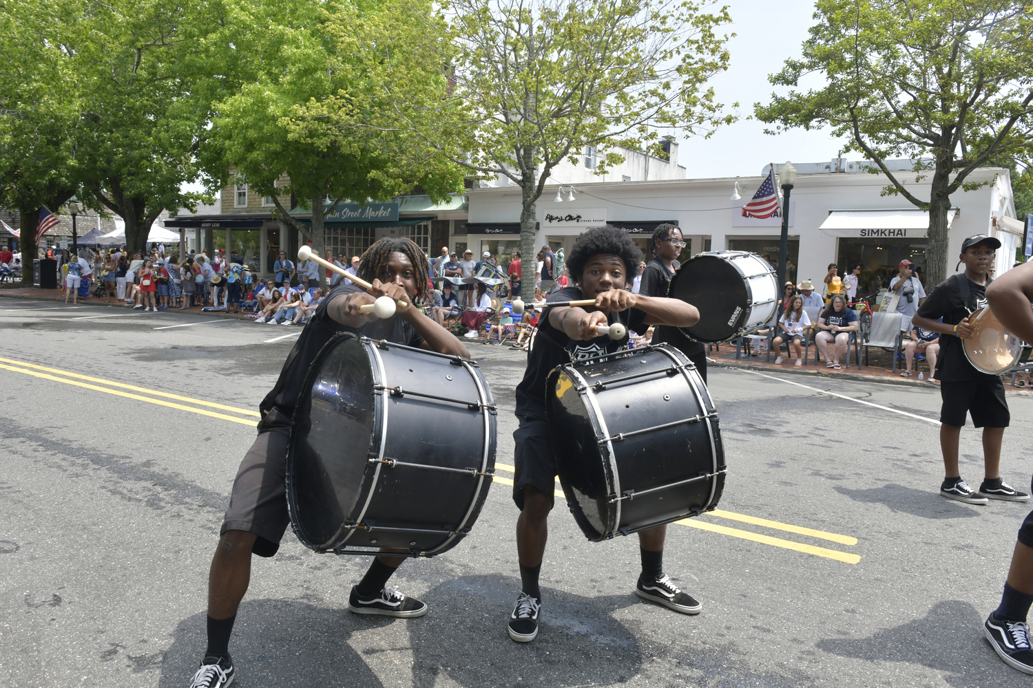 Members of Brooklyn United at he July 4 parade in Southampton.