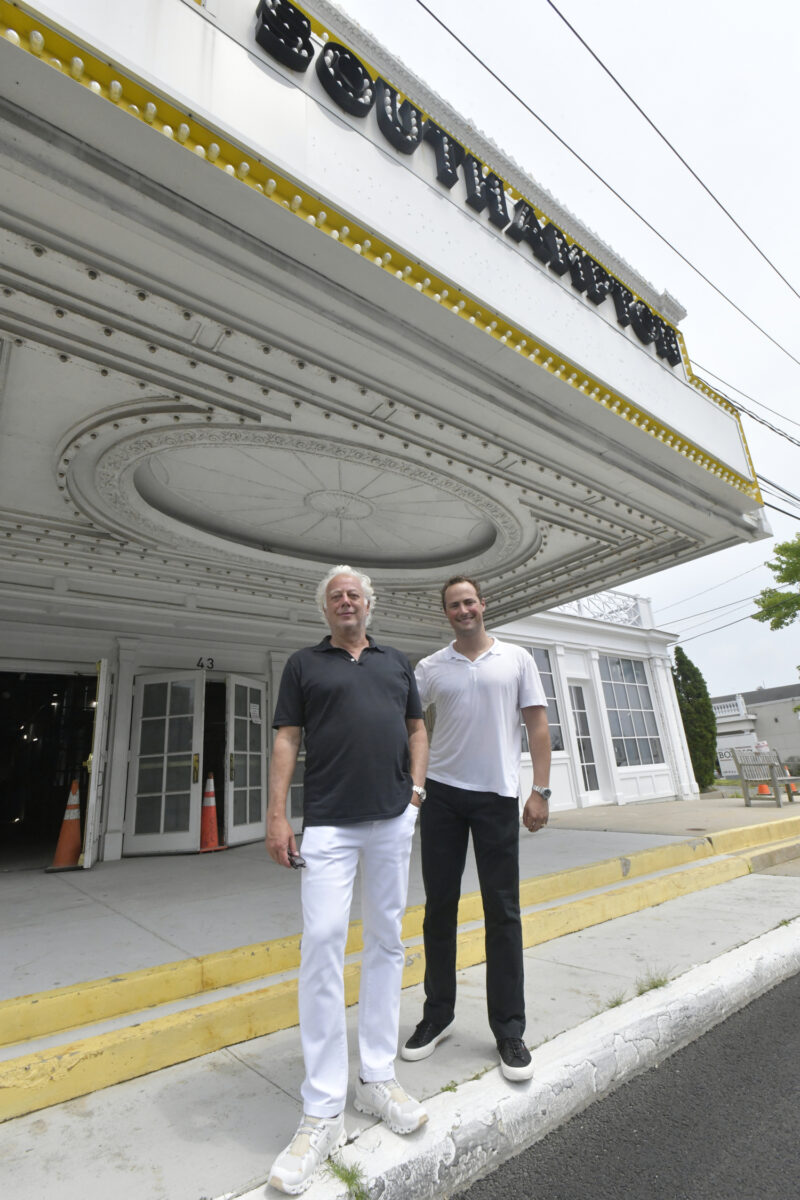 Aby and Charlie Rosen at the cinema in Southampton.  DANA SHAW