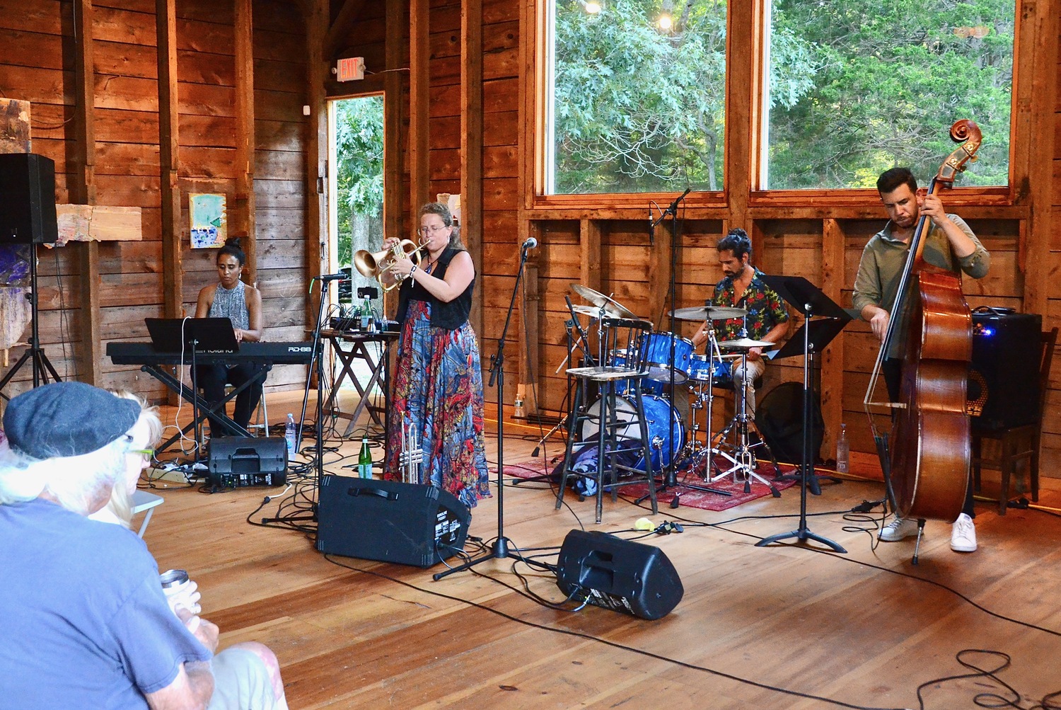 The Rachel Therrien Latin Jazz Project performing at Duck Creek on July 11. KYRIL BROMLEY