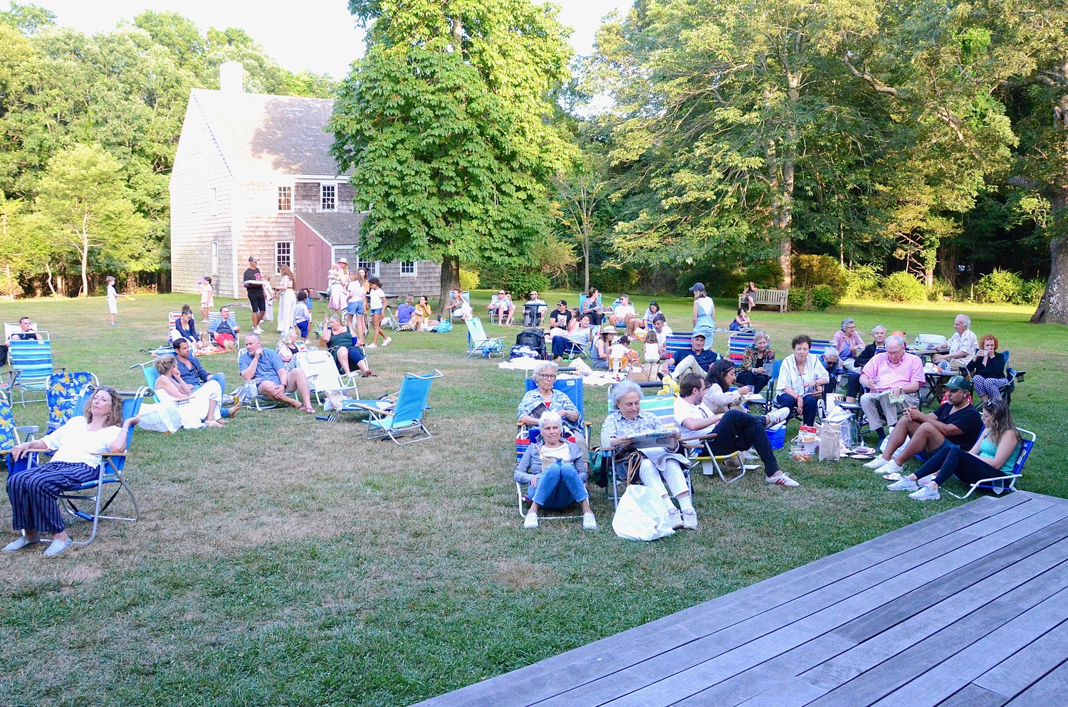 The crowd at Duck Creek on July 11. KYRIL BROMLEY