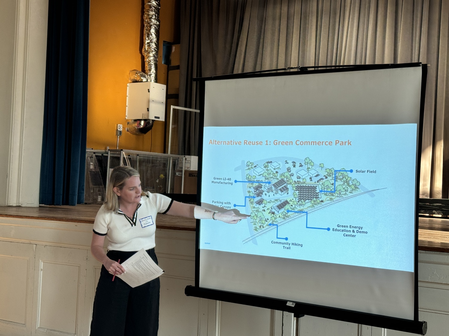 Consultants are exploring the possibilities for how a National Grid power plant on David Whites Lane might be redeveloped when fossil fuels are phased out.