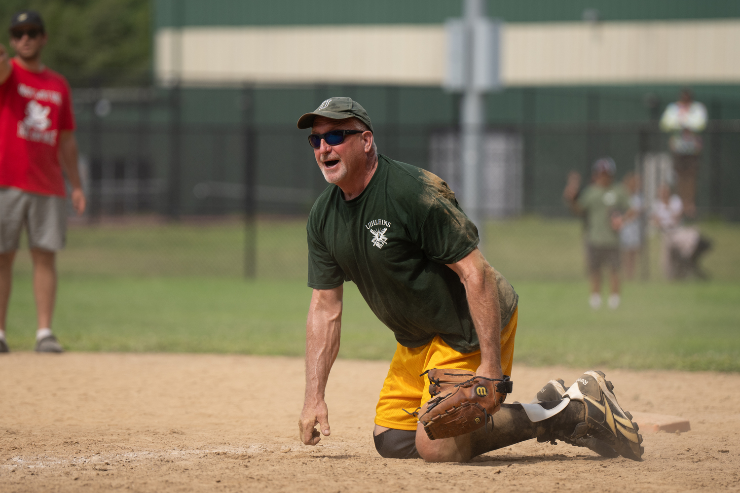 John Ward after making a play during last year's tournament.   RON ESPOSITO