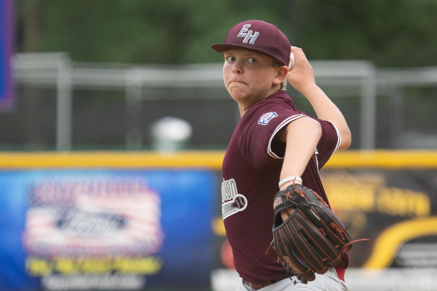 Scotty Abran Jr. started on the mound for East Hampton on July 10.   RON ESPOSITO