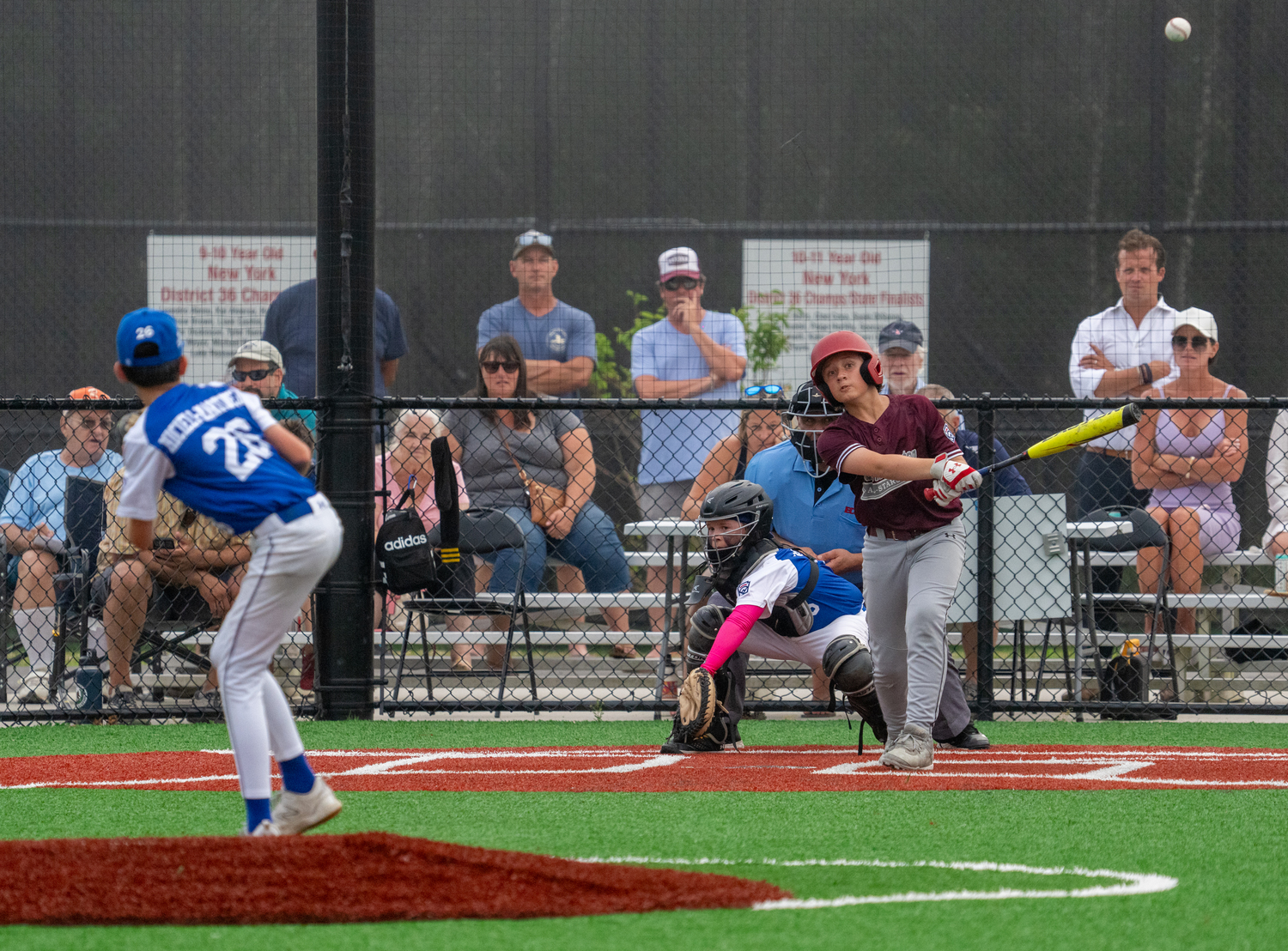 Jackson Cook puts a ball in play.   RON ESPOSITO