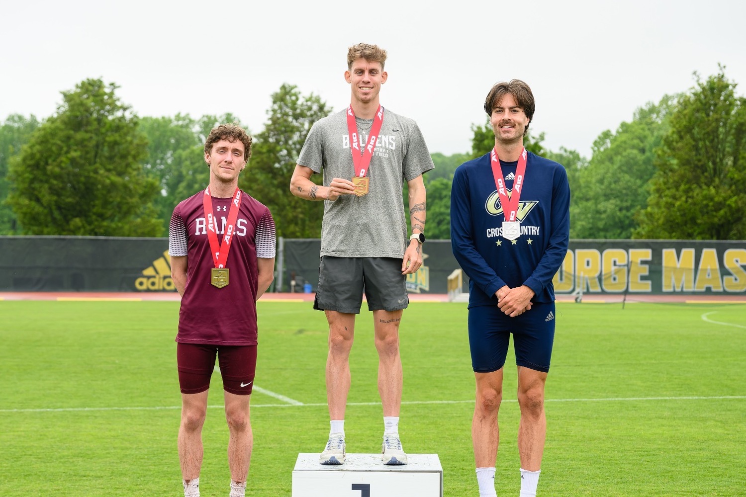 Ryan Fowkes placed second in the 1,500-meter race at the A-10 Conference Championships this past spring.   GW ATHLETICS
