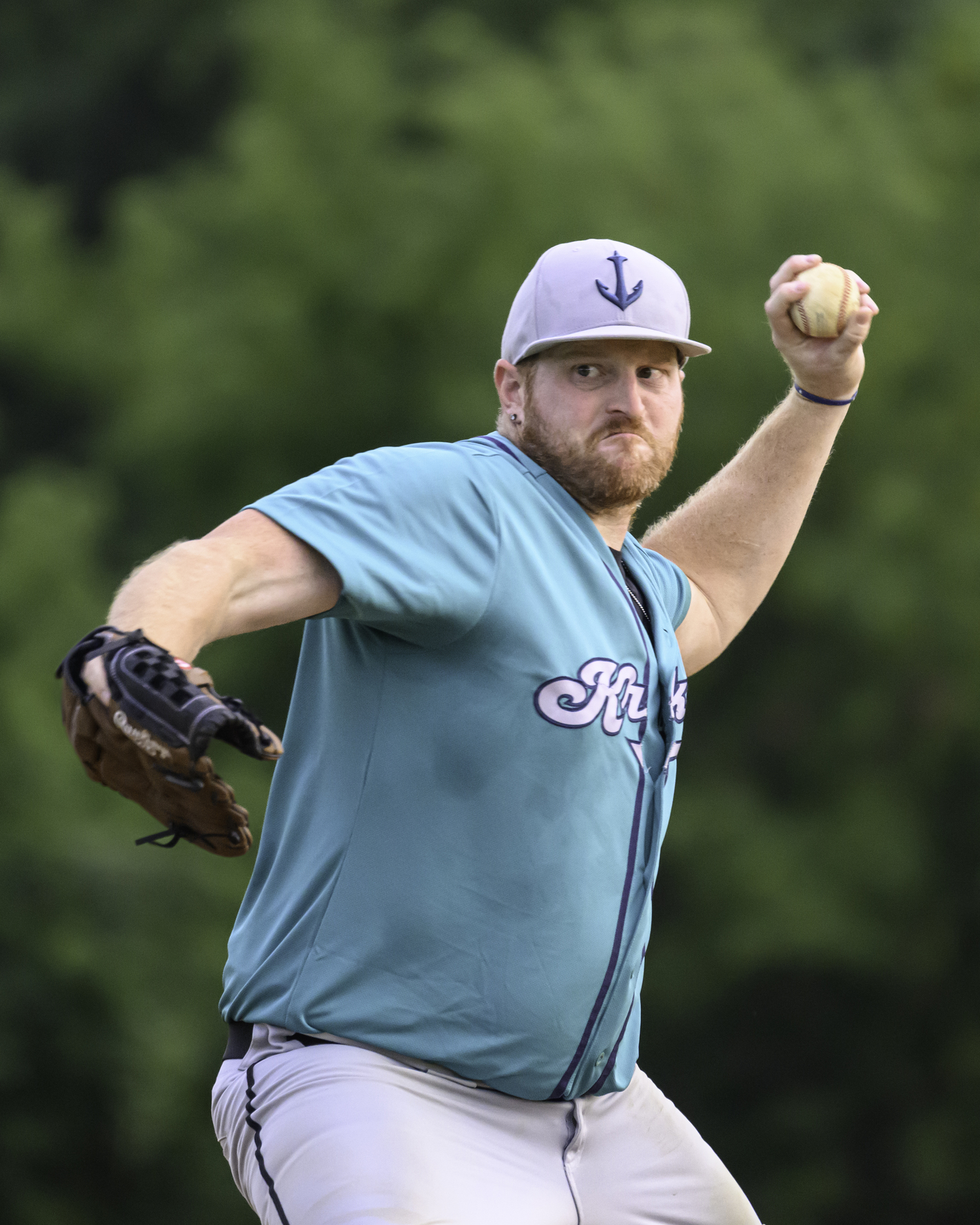 A Kraken pitcher delivers a pitch to the plate.  MARIANNE BARNETT