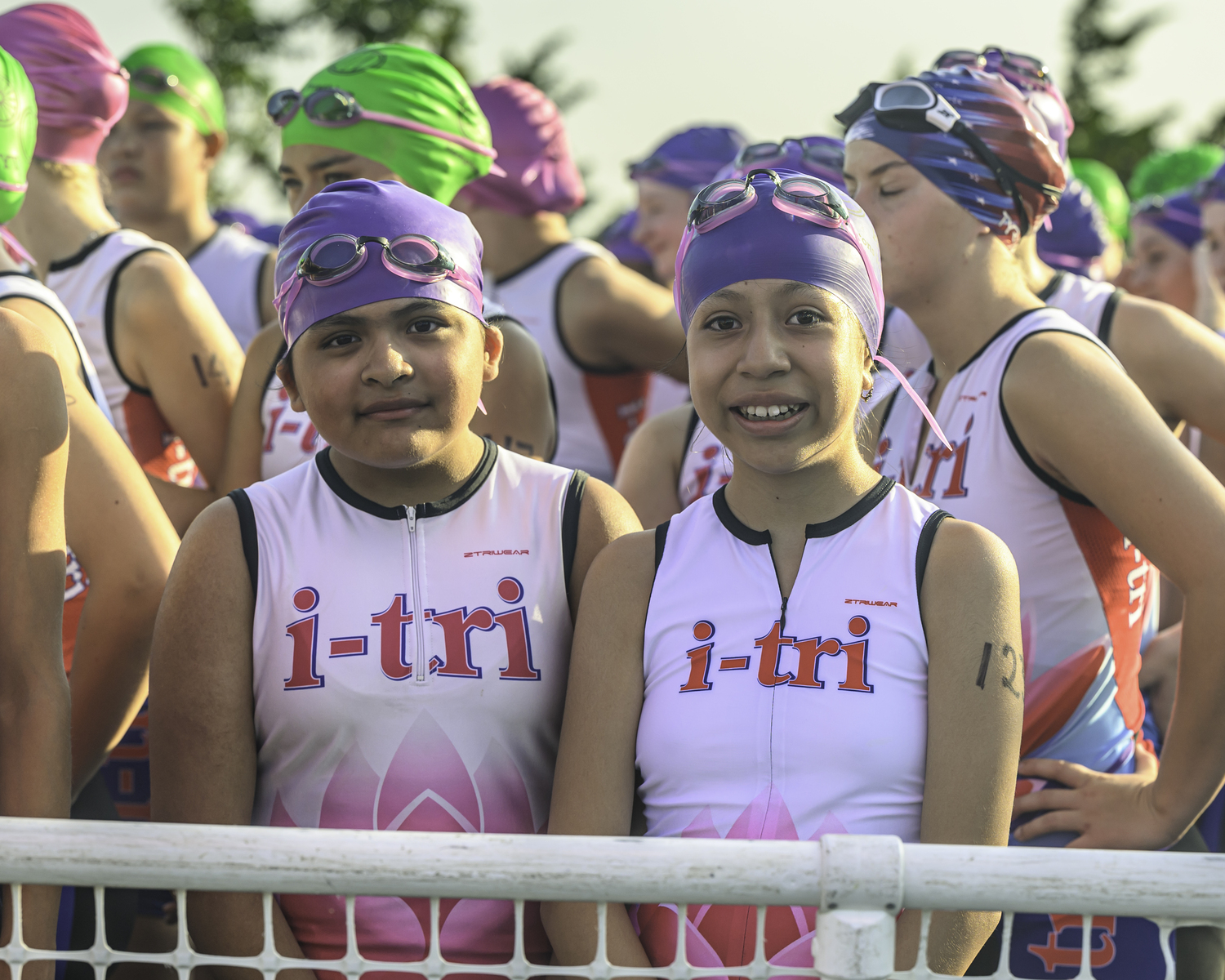 Getting ready to go in the water.   MARIANNE BARNETT