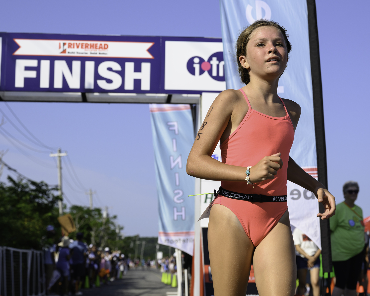 Evelyn Rizzo was tops in her 10-and-under age group.  MARIANNE BARNETT