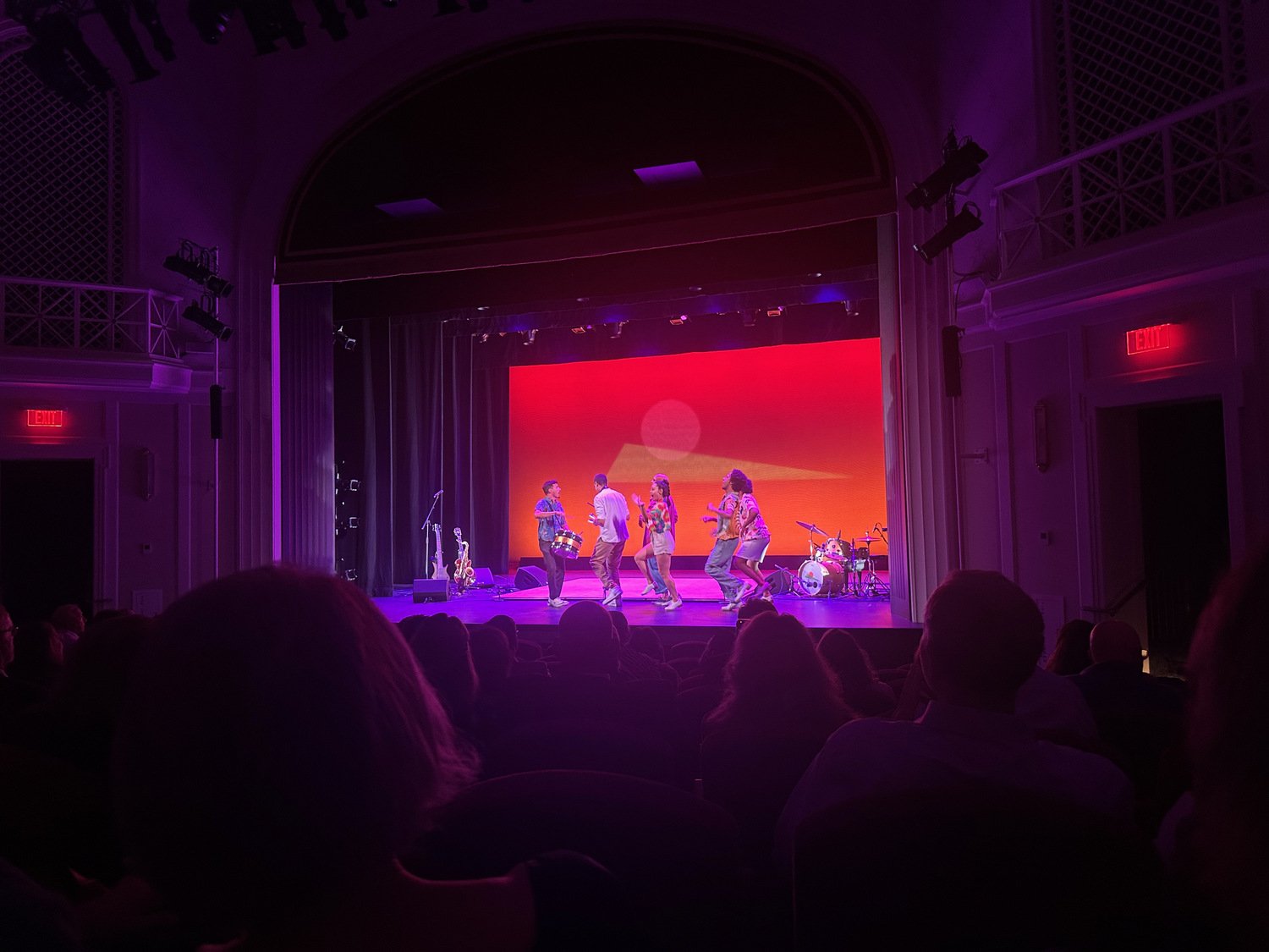 Music From The Sole, a 2023 Guild Hall William P. Rayner Artist-in-Residence, inaugurated the renovated theater with a performance celebrating tap’s Afro-diasporic roots. ANNETTE HINKLE