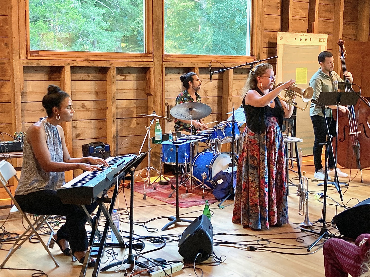 The Rachel Therrien Latin Jazz Project performing at Duck Creek on July 11. KYRIL BROMLEY