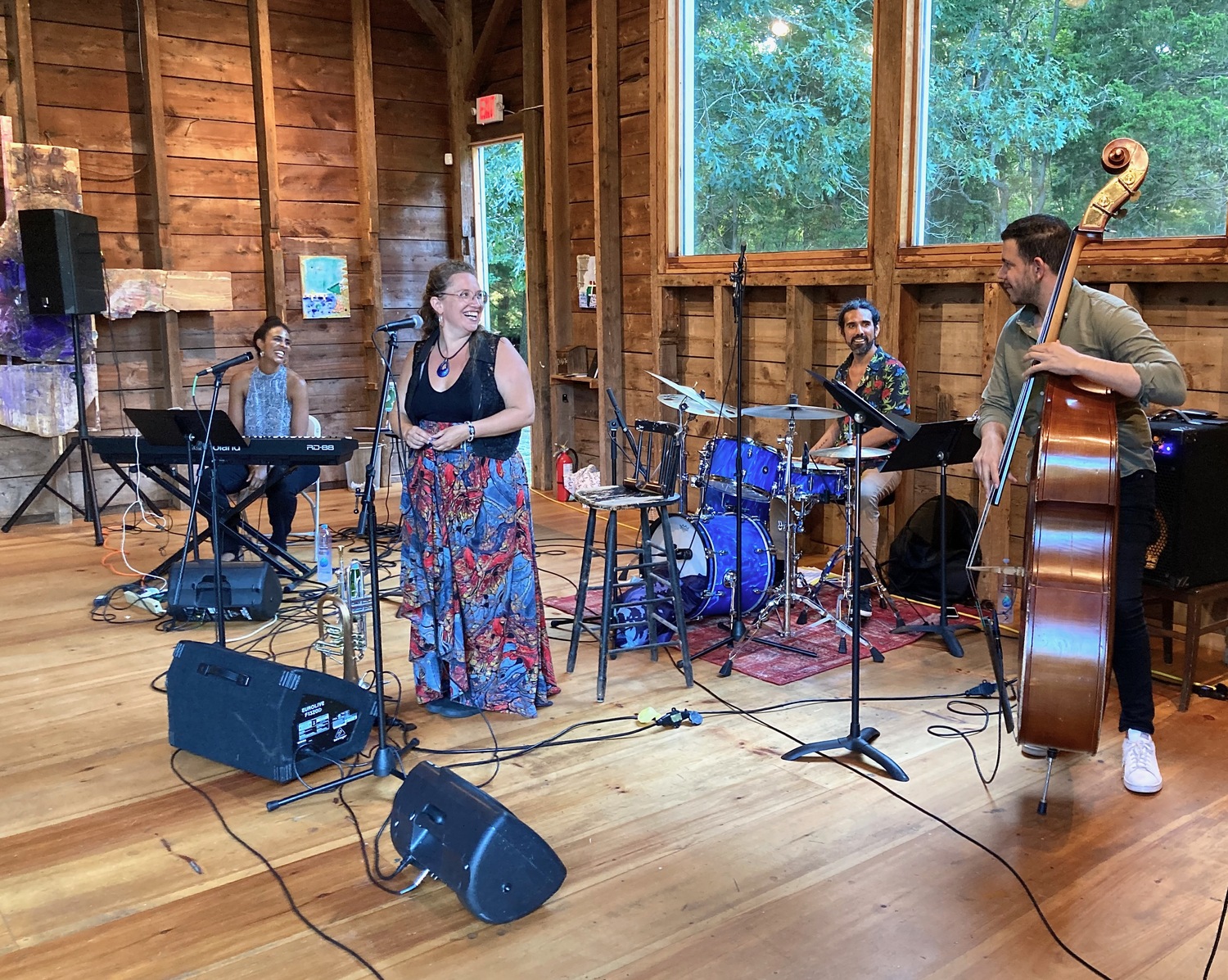 The Rachel Therrien Latin Jazz Project performing at Duck Creek on July 11. KYRIL BROMLEY