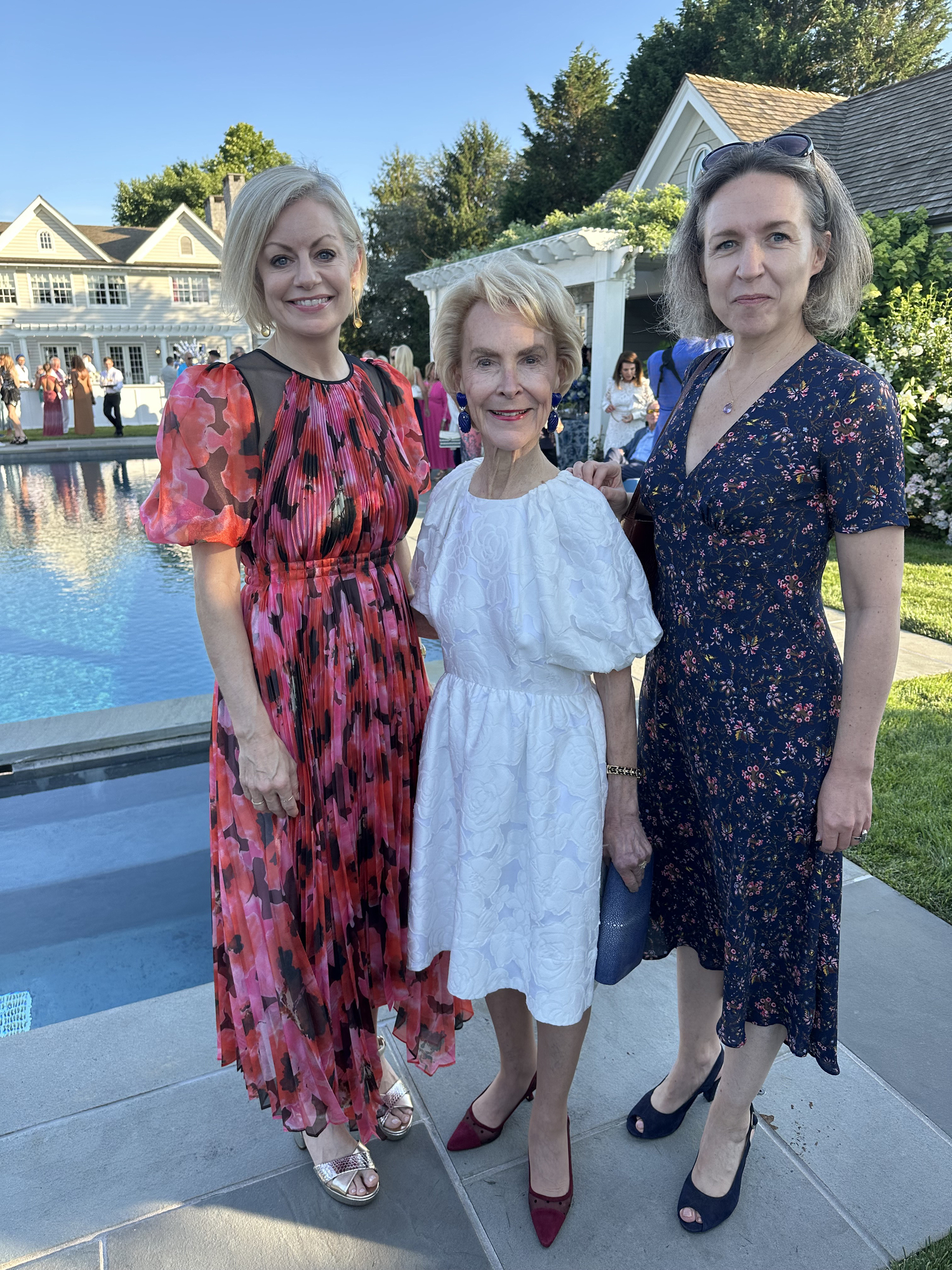 Jennifer Herlein, Elizabeth Stribling and Judith Roze at the French Heritage Society Cocktail Party.    GREG D'ELIA