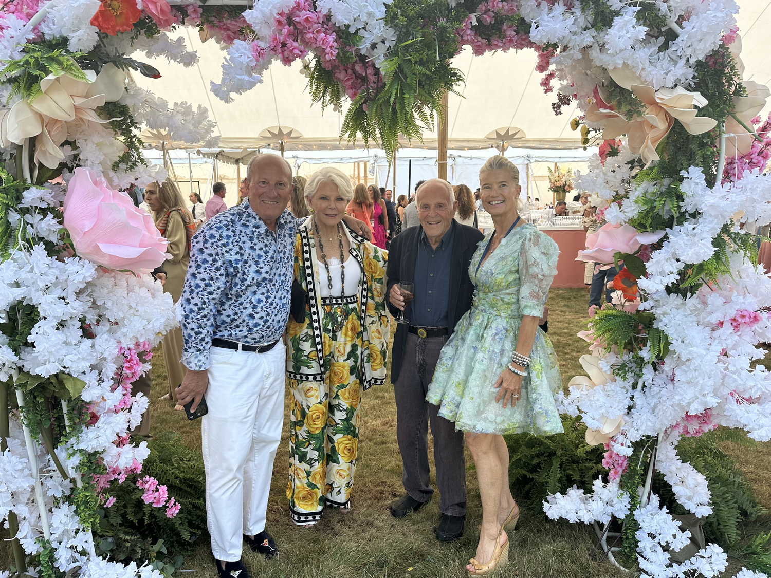 Dale Schlather, Nancy Stone, Henry Buhl and Rene Schlather at the 15th annual Unconditional Love Gala.    GREG D'ELIA