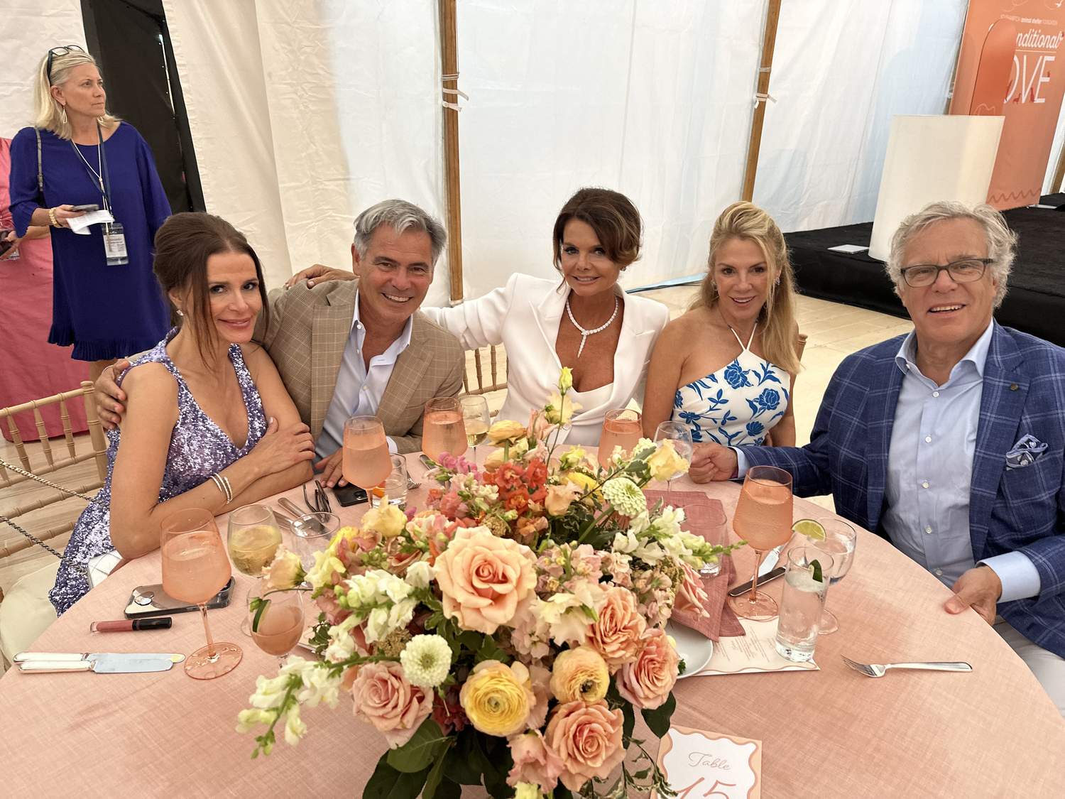 Eilah Beavers, Rudy and Lydia Touzet, Ramona Singer and Bill Luby at the 15th annual Unconditional Love Gala.  GREG D'ELIA