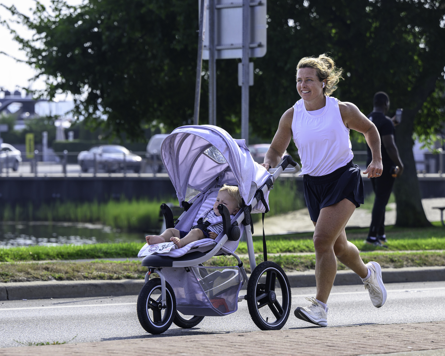 Maureen Koegel takes part in the run.  MARIANNE BARNETT