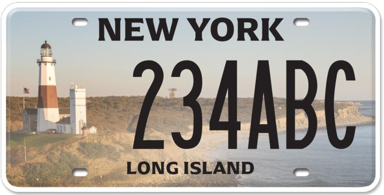 New York State recently won the Automobile License Plate Collectors Association's 2023 Best Plate Award for this Long Island regional plate. COURTESY ROBERT ROSS