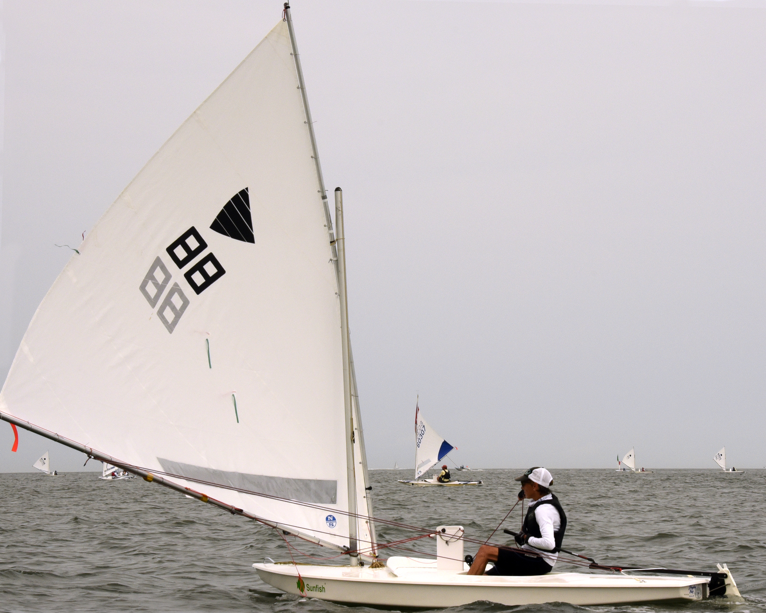 The World’s Longest Sunfish Race was hosted by Southold Yacht Club on July 20.   MICHAEL MELLA