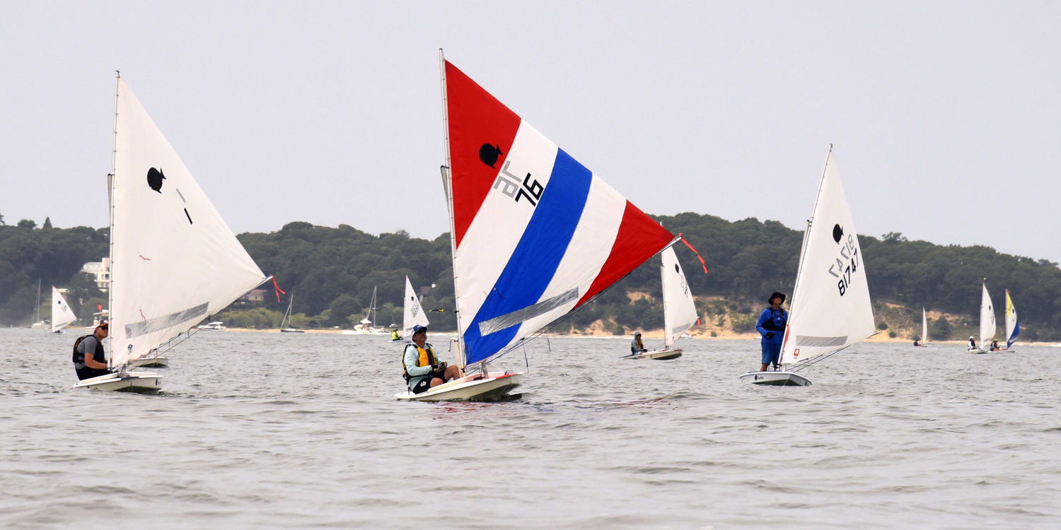 The World’s Longest Sunfish Race was hosted by Southold Yacht Club on July 20.   MICHAEL MELLA