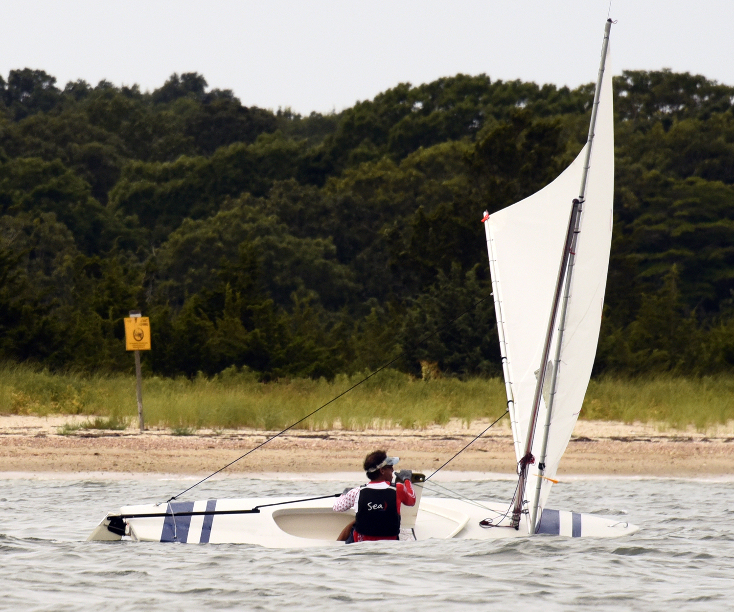 The World’s Longest Sunfish Race was hosted by Southold Yacht Club on July 20.   MICHAEL MELLA