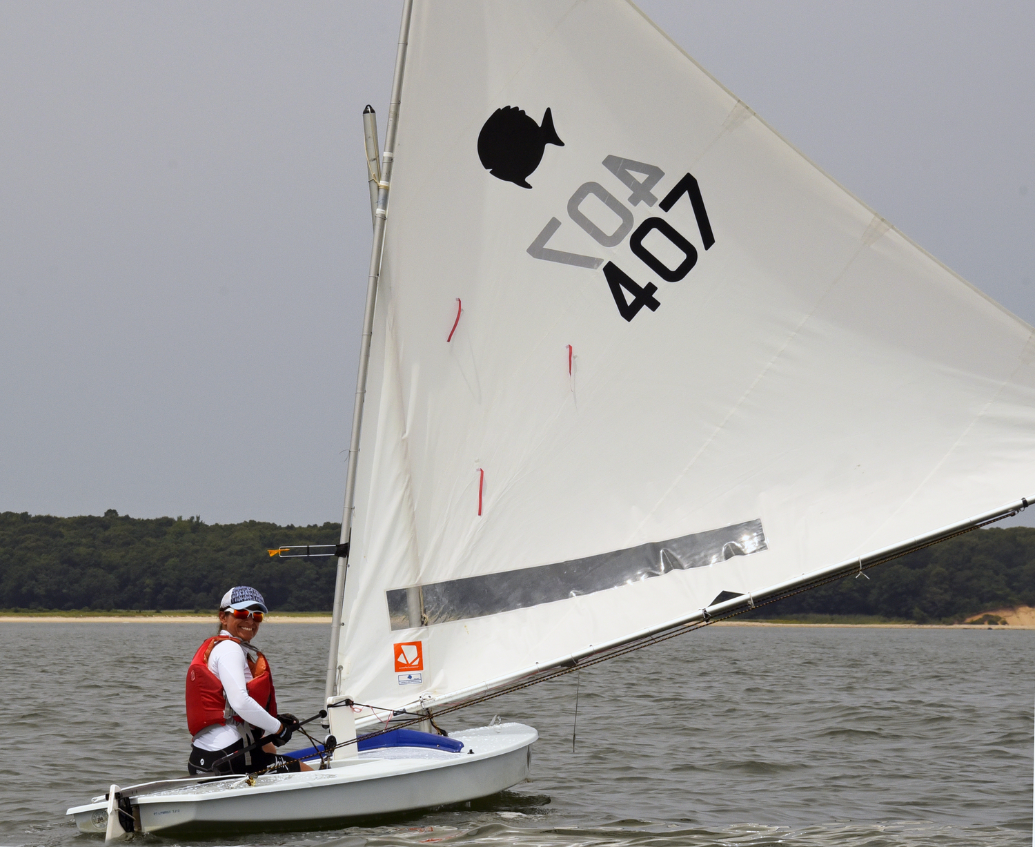 The World’s Longest Sunfish Race was hosted by Southold Yacht Club on July 20.   MICHAEL MELLA