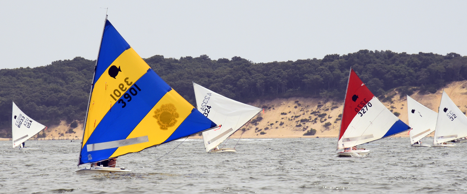 The World’s Longest Sunfish Race was hosted by Southold Yacht Club on July 20.   MICHAEL MELLA