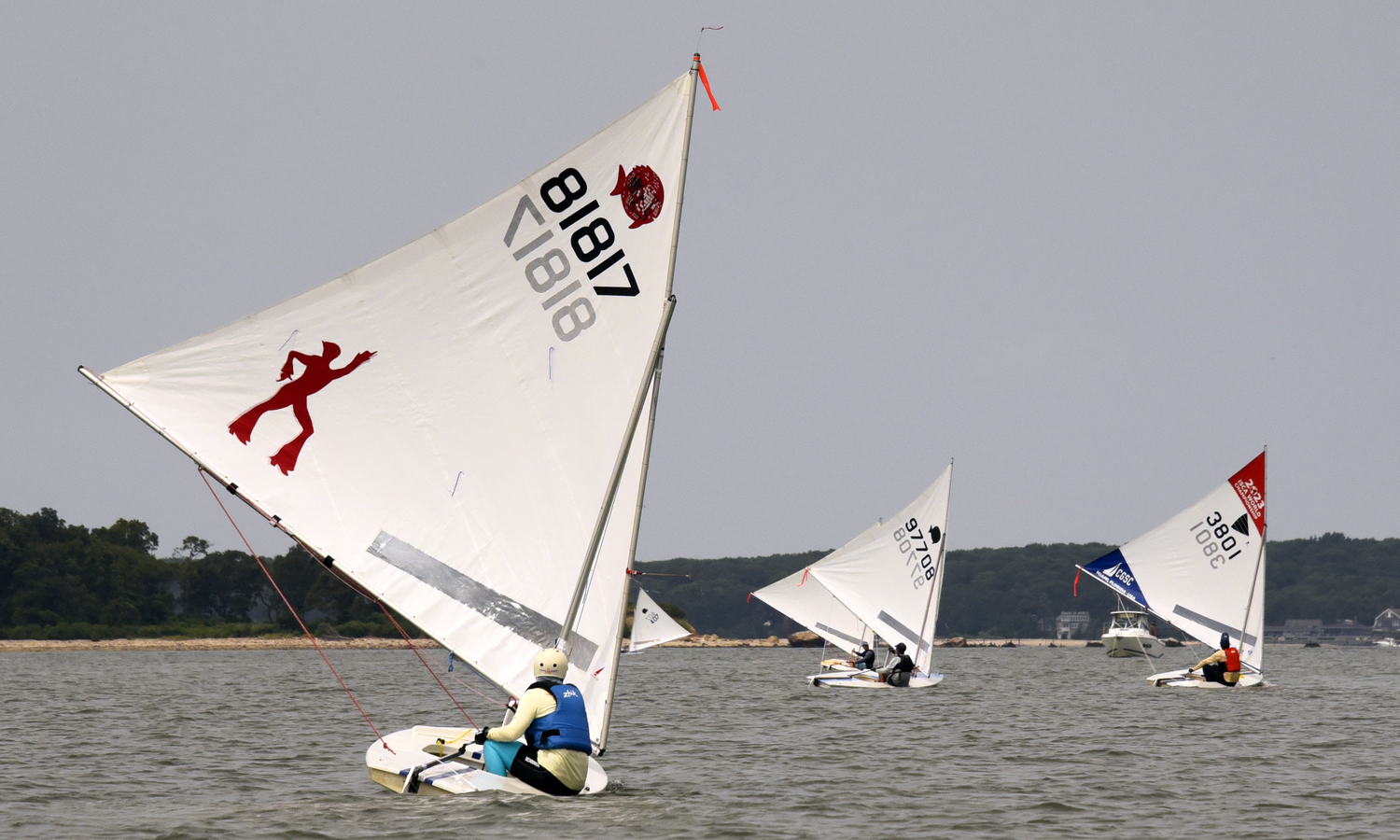 The World’s Longest Sunfish Race was hosted by Southold Yacht Club on July 20.   MICHAEL MELLA