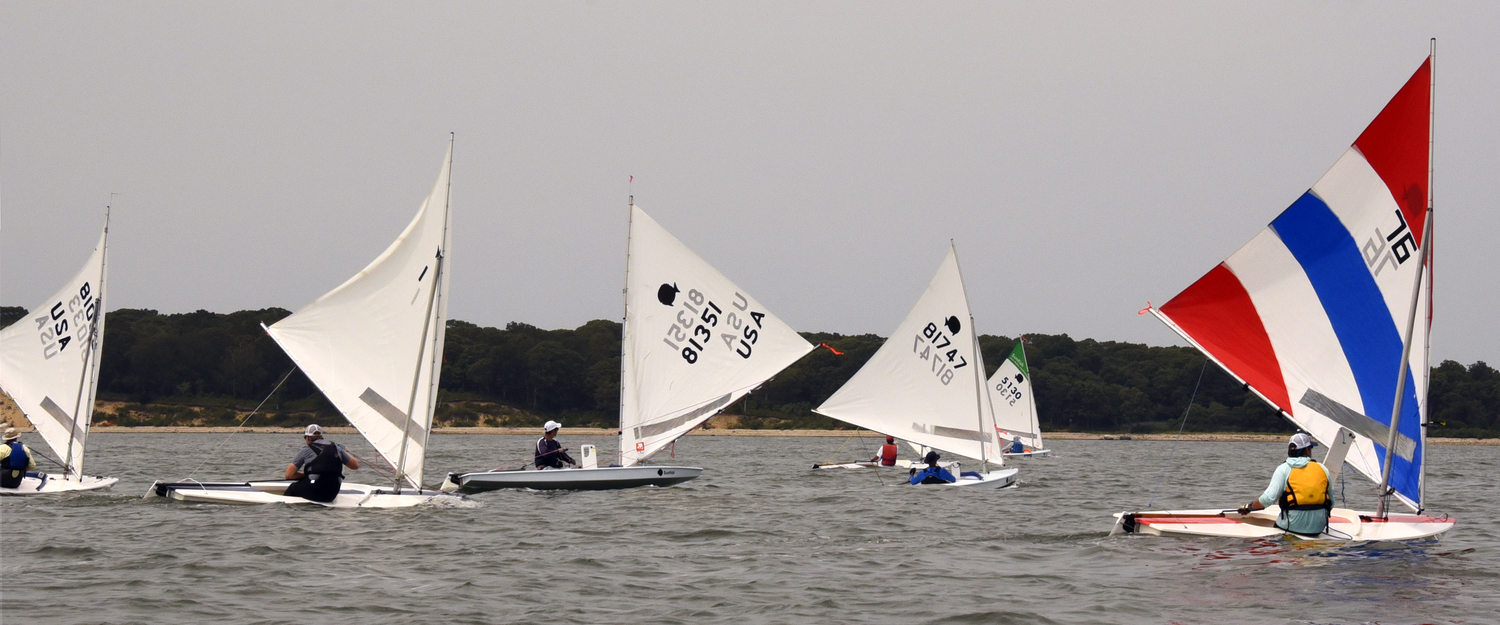 The World’s Longest Sunfish Race was hosted by Southold Yacht Club on July 20.   MICHAEL MELLA